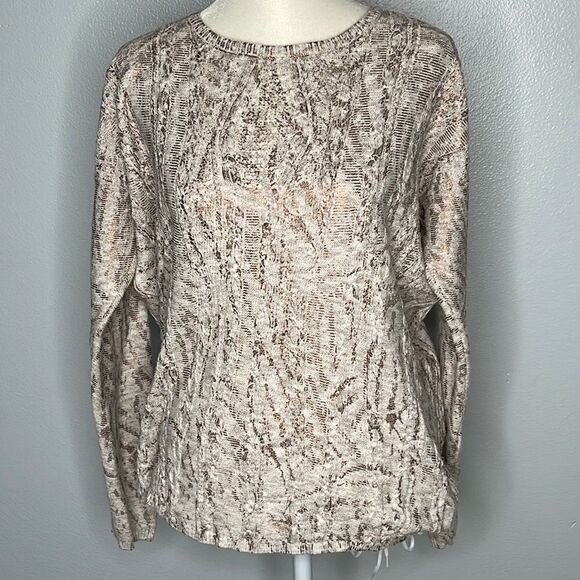 Nic + Zoe cable sweater.  Size Medium. - Picture 1 of 6